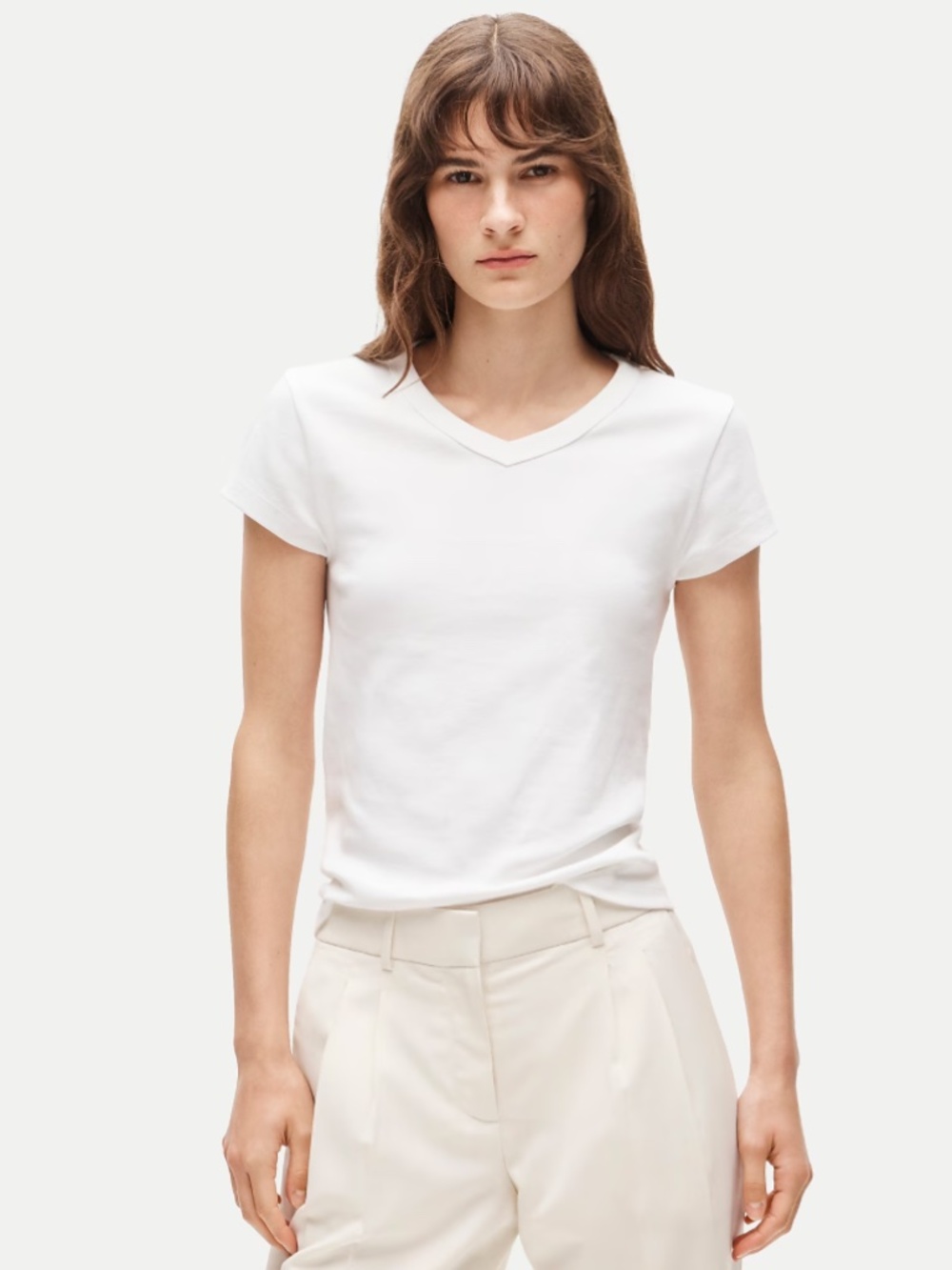 J. Crew Perfect-fit V-neck T-shirt size Small